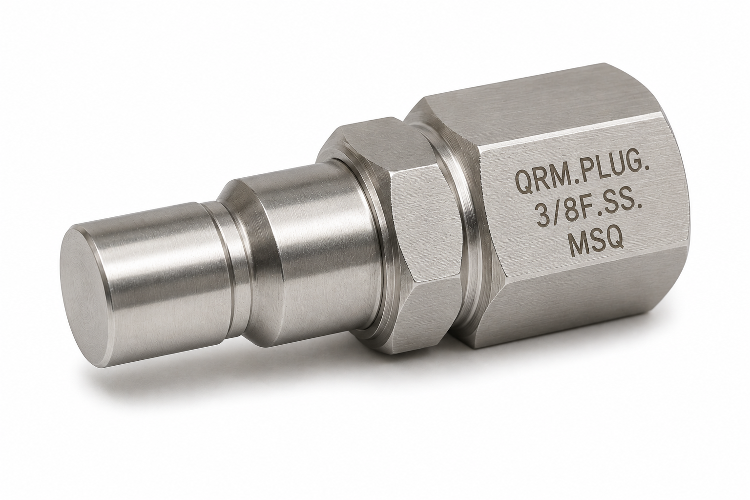 QRM.Plug.3/8F.SS.MSQ
