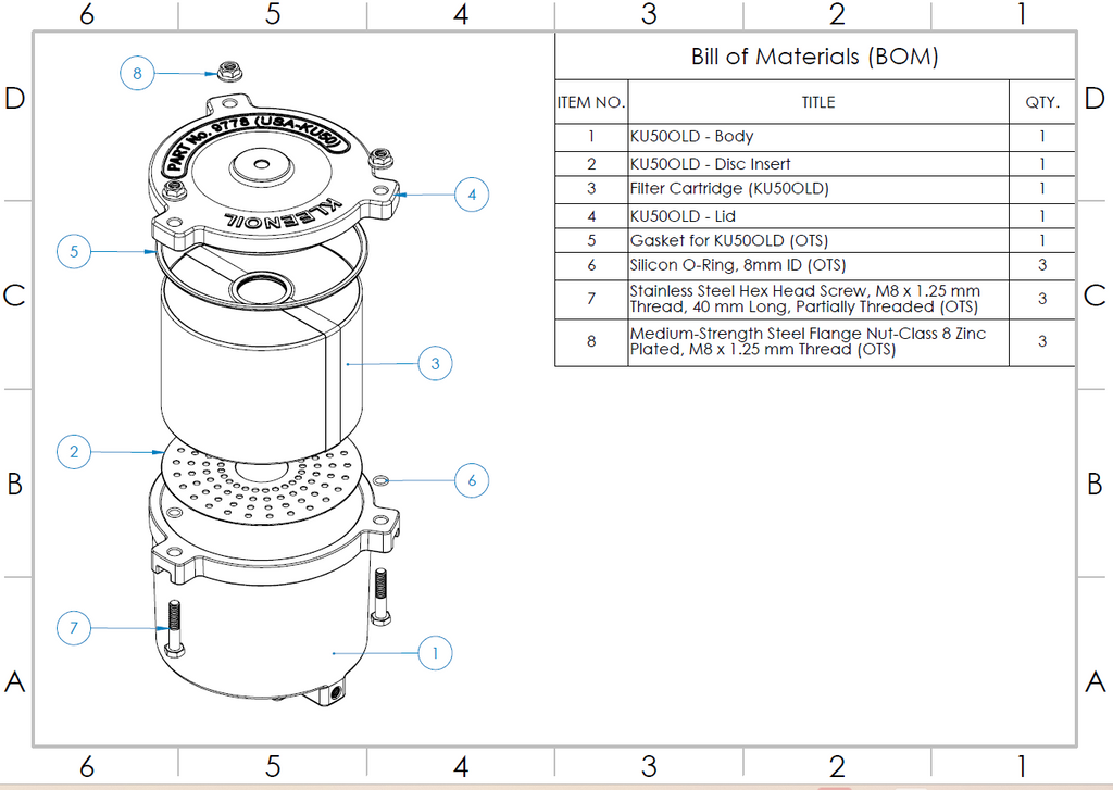 KLEENOIL HDU9778KU50 HYDRAULIC BY-PASS OIL FILTRATION SYSTEM