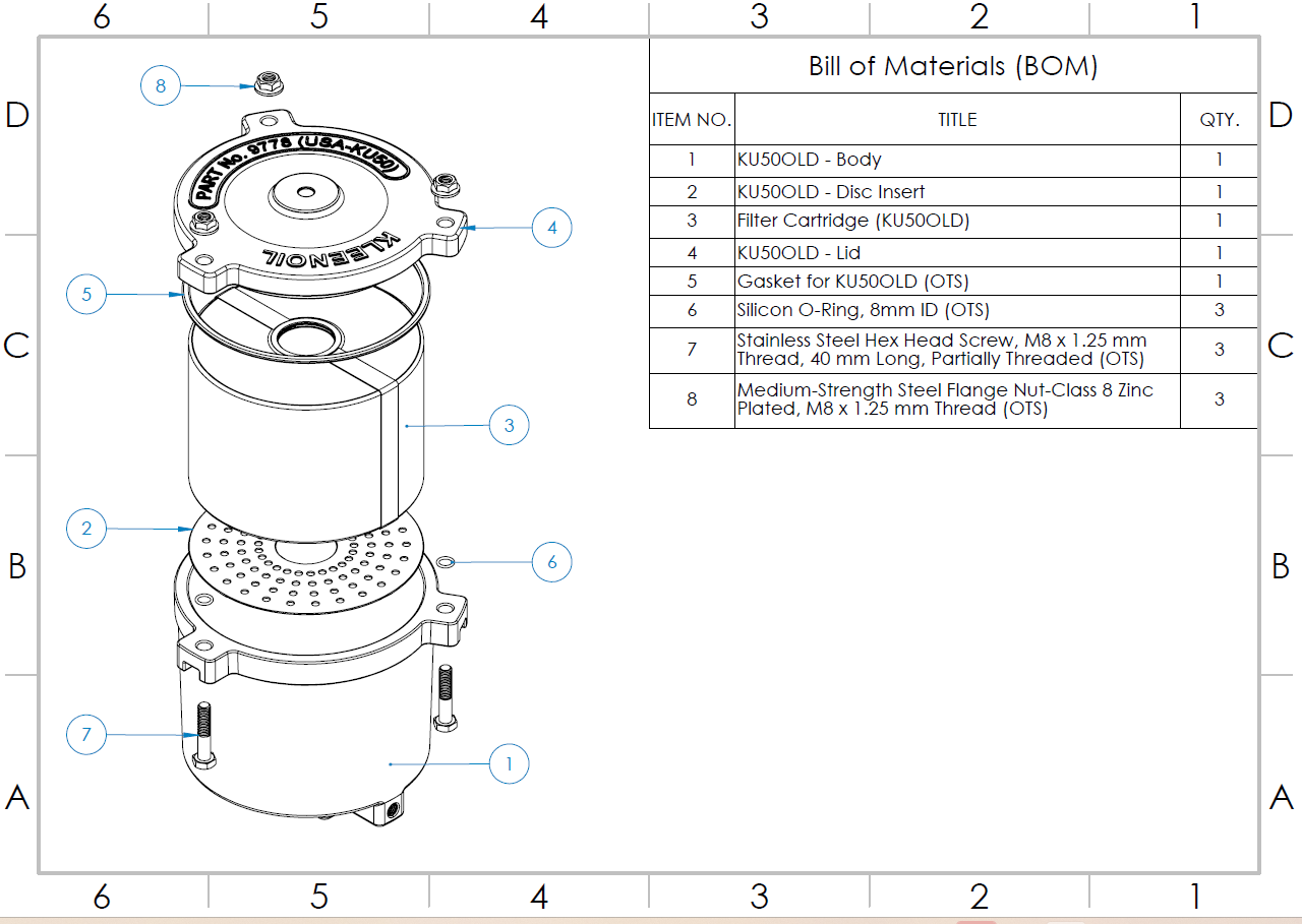 KLEENOIL HDU9778KU50 HYDRAULIC BY-PASS OIL FILTRATION SYSTEM