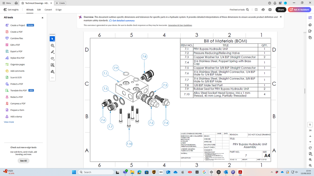 KLEENOIL HDU9778KU50 HYDRAULIC BY-PASS OIL FILTRATION SYSTEM