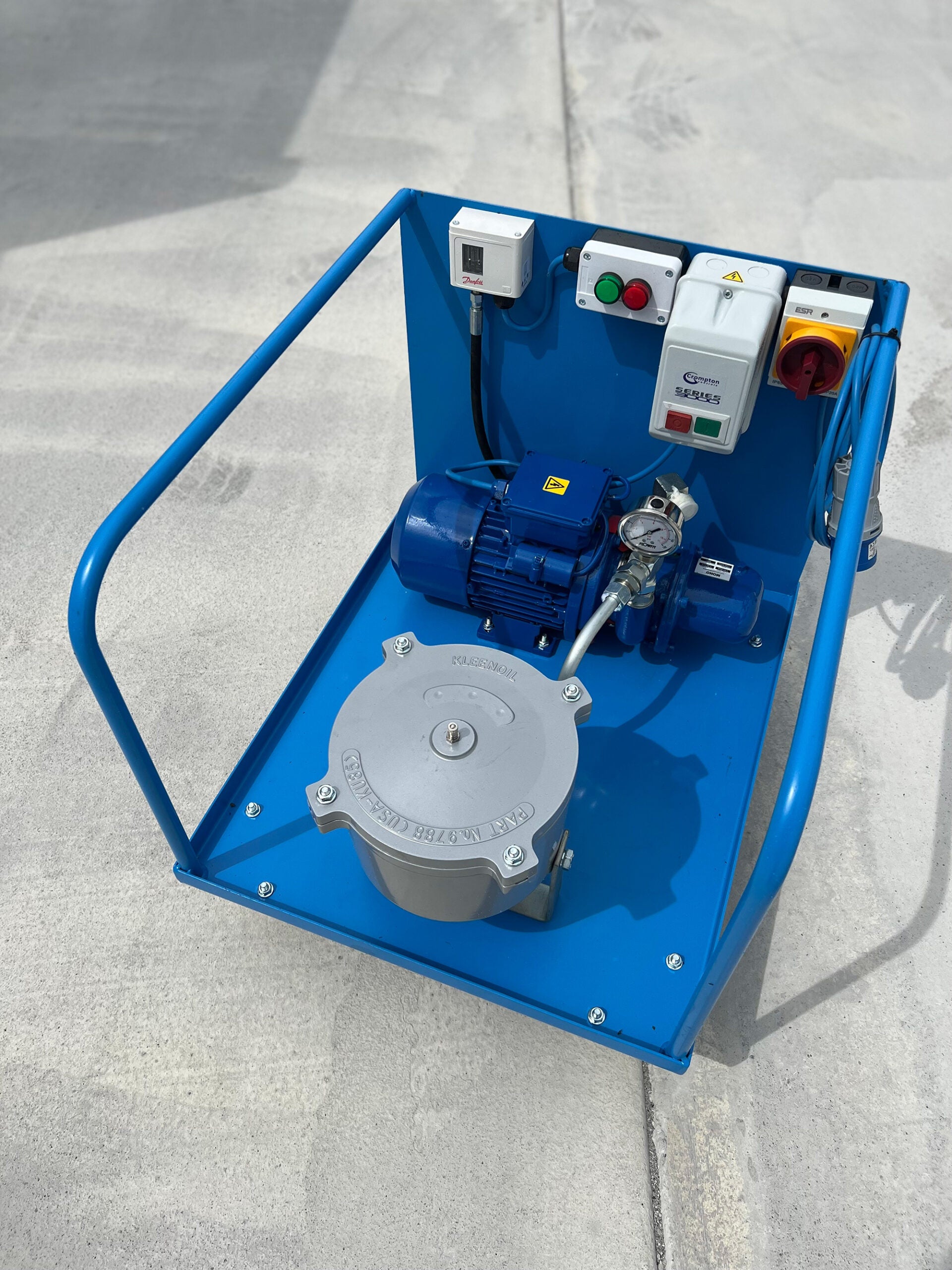 Kleenoil By-pass Filtration System MS1 c/w Micromag M5 - Oil purification cart.