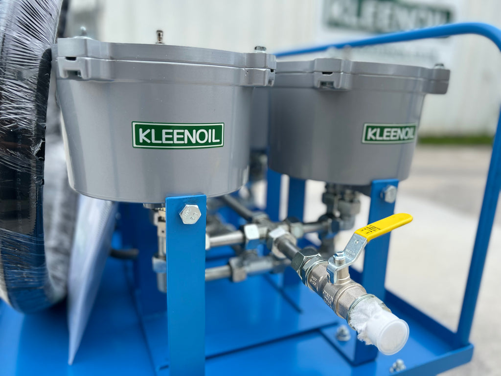 Kleenoil By-pass Filtration System MS4 - C/W M10 Micromag Oil purification cart.