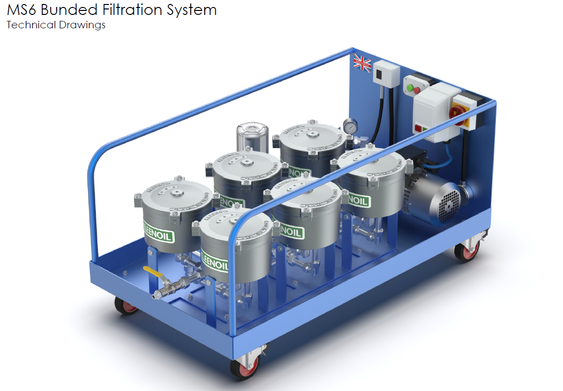 Kleenoil By-pass Filtration System MS6 - c/w Micromag M10 - Oil Filtration System