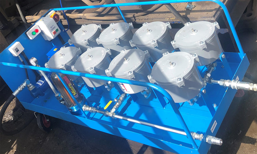 Kleenoil By-pass Filtration System MS8 - c/w Micromag M10 Oil purification cart.